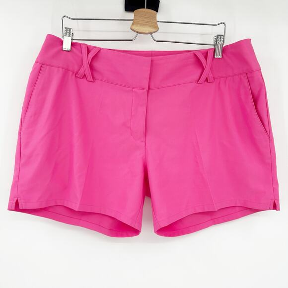 Adidas Womens Climalite Stretch Novelty Athleisure Active Golf Shorts Size 16‎ - Picture 2 of 9